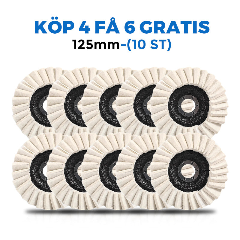 đ„Köp 1 fĂ„ 1 gratisđ„Polerskiva med flik av ullfilt