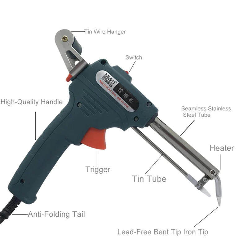 đHot Reađ 60W manuell lödkolv pistol