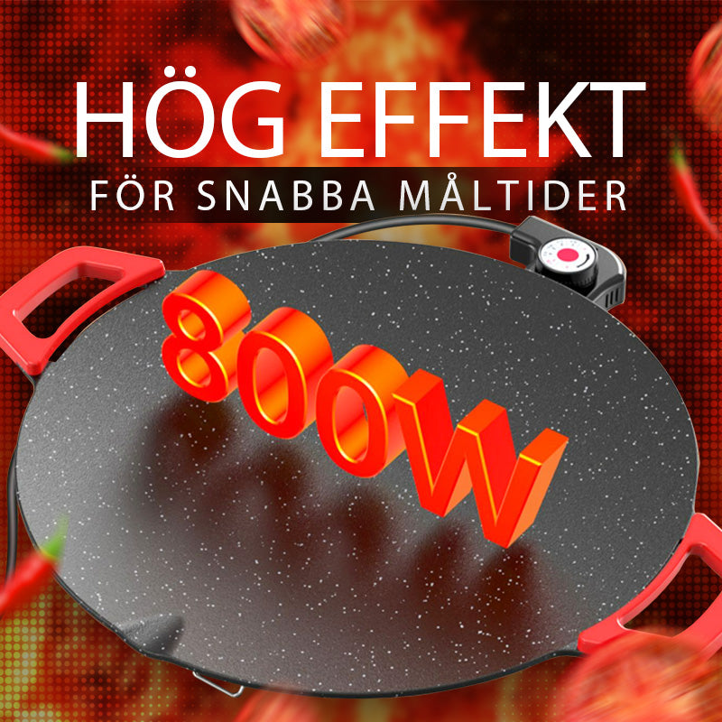đ„ 50% RABATT! Fri frakt! đ„ đł Non-stick elektrisk bakplĂ„t âš LĂ€mplig för inomhus- och utomhusbruk ⥠Nyckelfunktioner: â
Extra stor yta (40x25 cm) - kan grilla 4 portioner samtidigt â
Justerbar temperatur (80-230°C) â
LÀtt att rengöra
