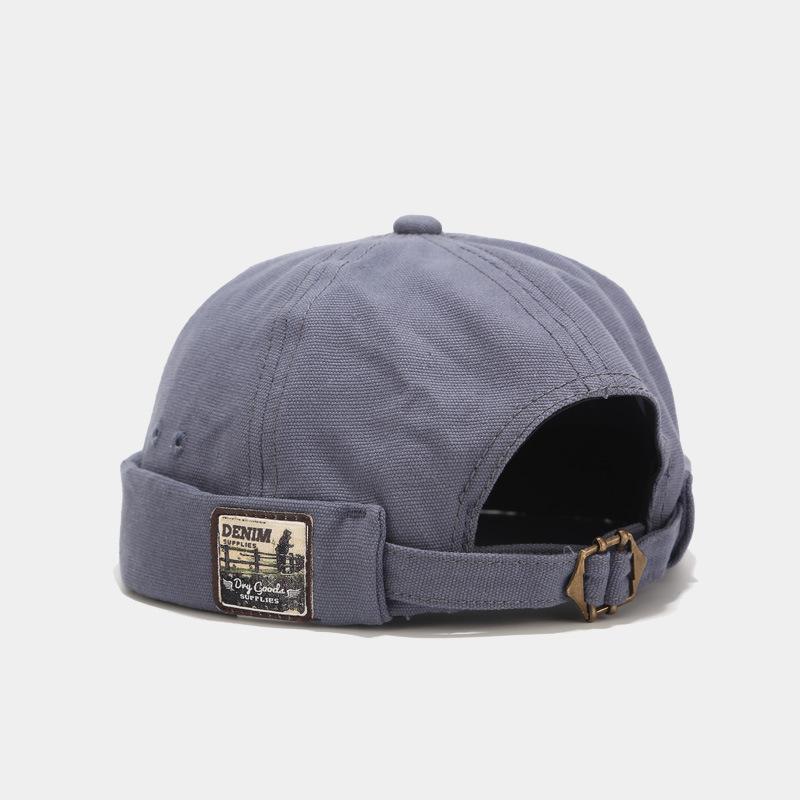 Unisex Brämlosä Skullcap Mössa, Visirlös Sjömansdesign Vintage Beanie, Viral Stapelbar Hipsterkeps för Urban Gatumode