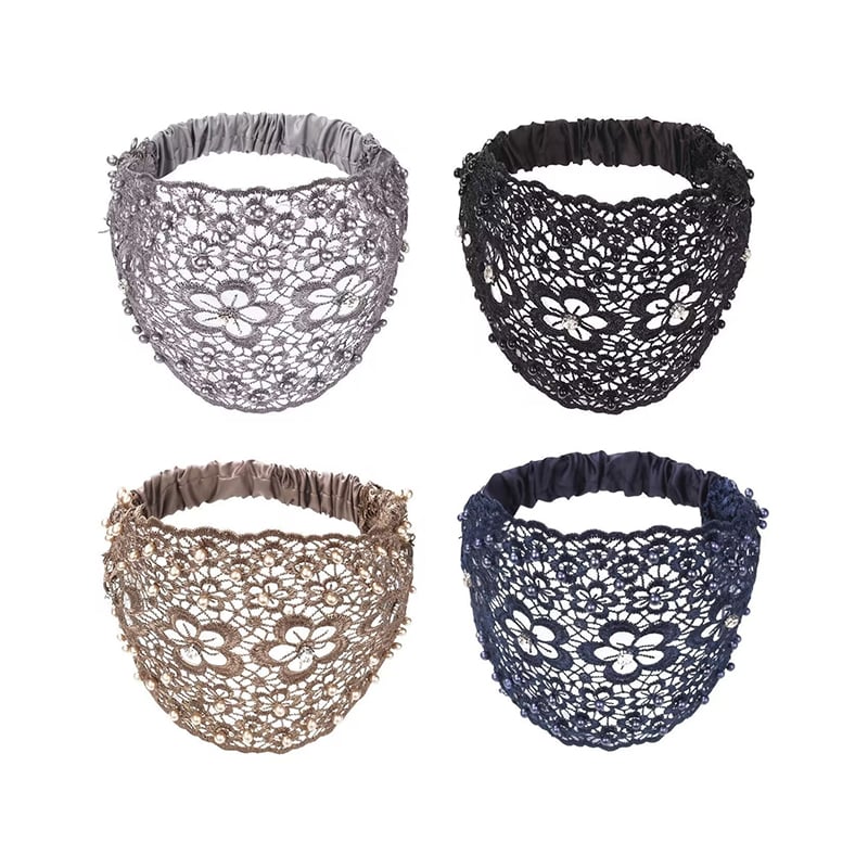 đ„Plum Blossom Hollow Beaded Wide Pannband