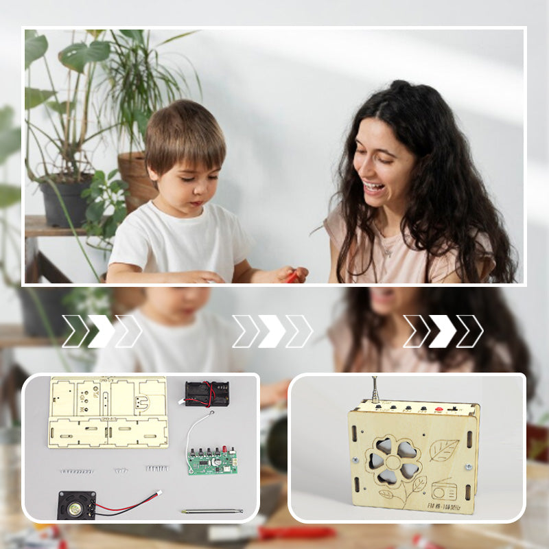 🔥🔥🔥Educational Children Toys DIY Mini Radio