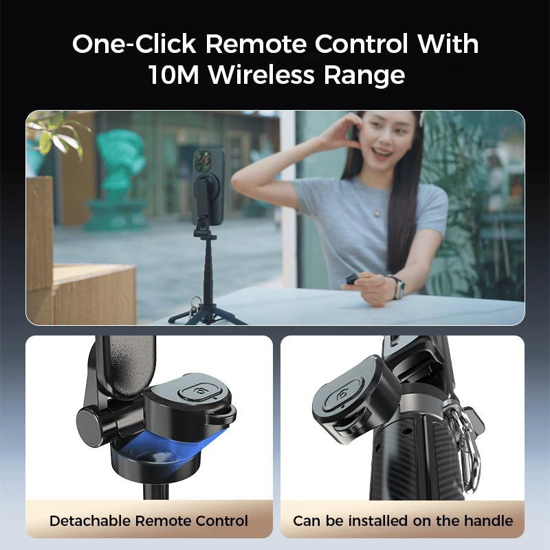 đ±Heta nya produkterđ„4-i-1 multifunktionell magnetisk selfiepinne med 360° rotation