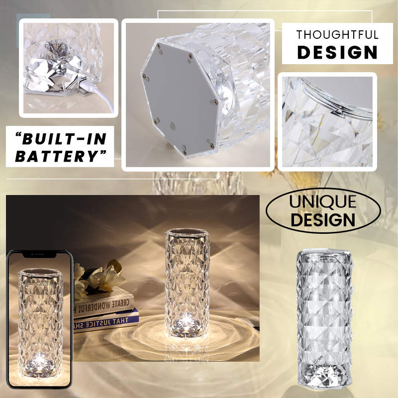 đ50% rabattđTouch Rose Crystal Lamp - Köp 2 FĂ„ gratis frakt!