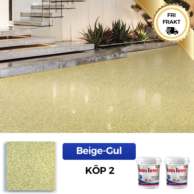 ✨Nykomling✨Högblank epoxigolvbeläggning med marmoreffekt