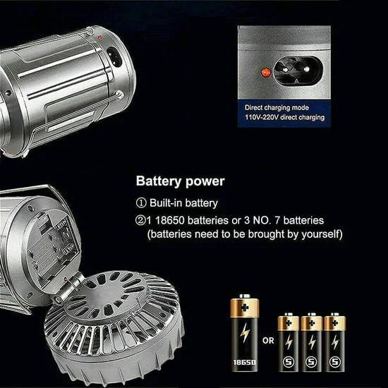 (đ„đ2025 NyĂ„rs Hot Reađ 49%) 6 i 1 BĂ€rbar Solar LED Camping Lantern