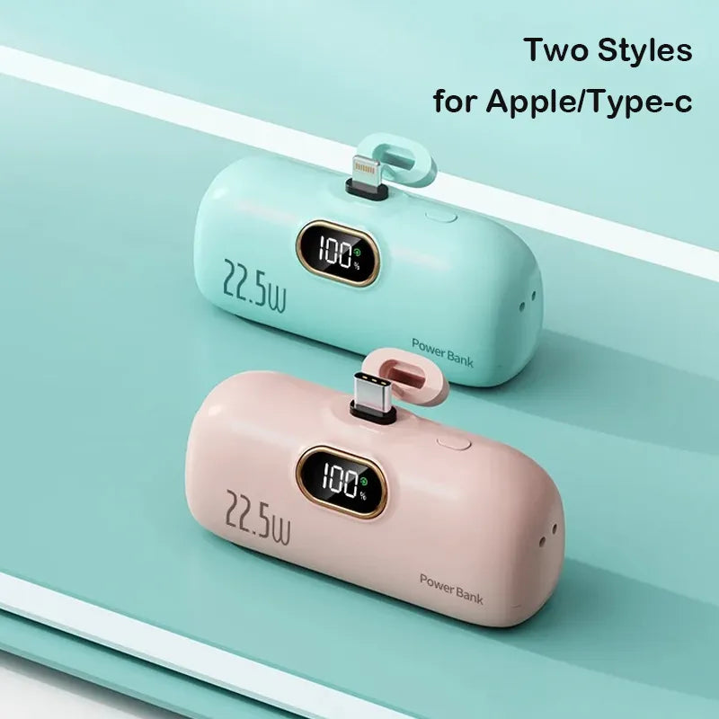 đâ°5000mAh Mini bĂ€rbar laddare Power Bank för telefonđ