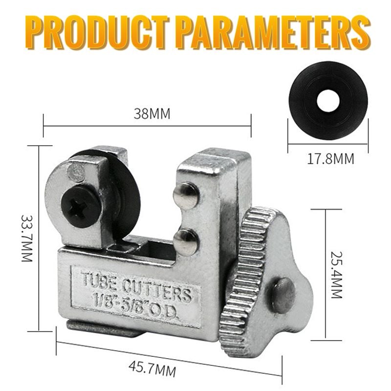 đ§âïž Coupe-Tube V1 3-16Â mm (1/8âłâ5/8âł) â Mini Coupe-Tuyau Frigorifique pour HVAC et Cuivre đ§