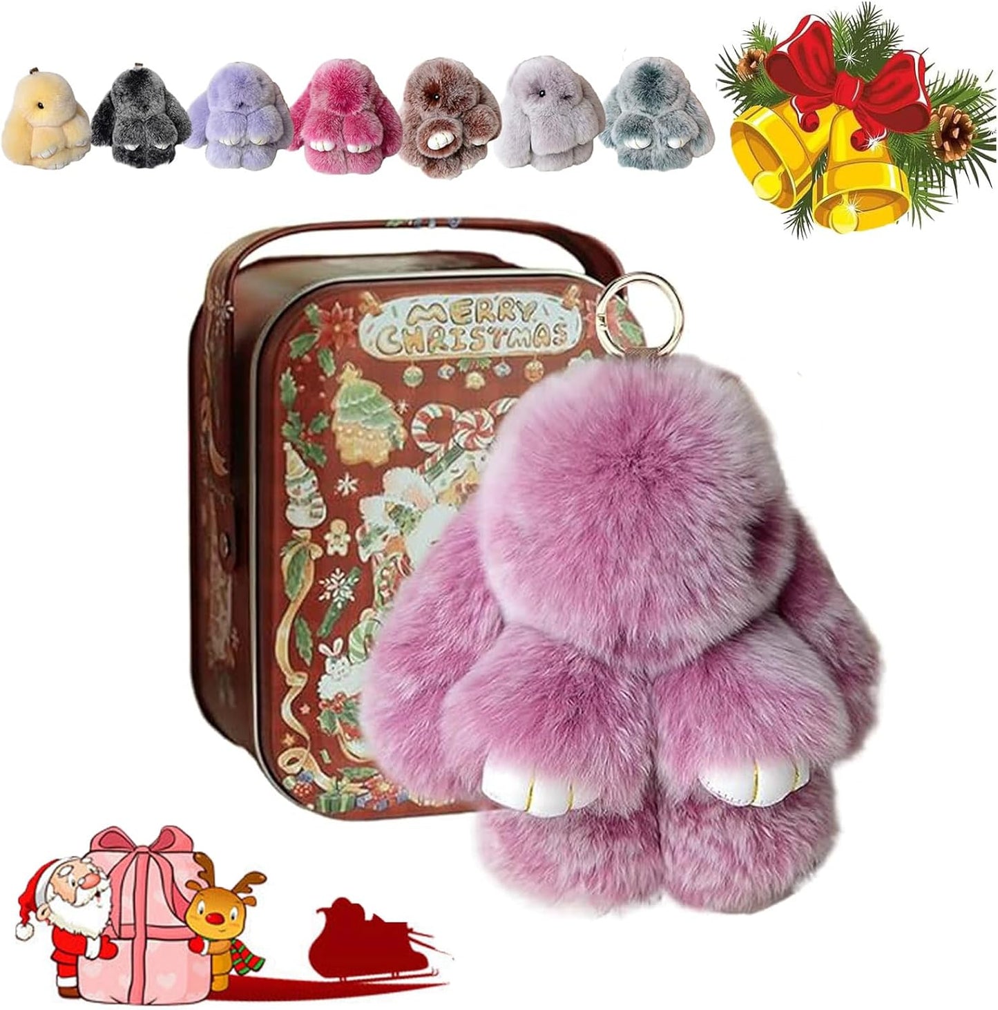 đđ° Handgjorda mjuka kanin PomPom-berlocker ïŒđBoxad utgĂ„vaïŒ