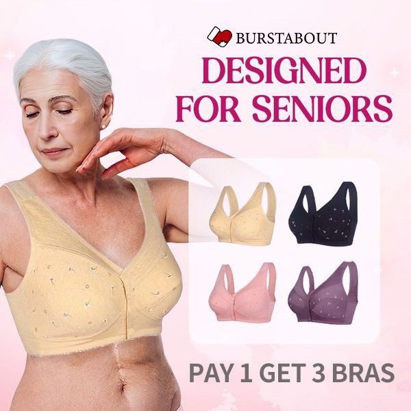 đ„Sista dagen Köp 1 och fĂ„ 2 gratis đ„Design for Senior bomullsbehĂ„ med stĂ€ngning framtill