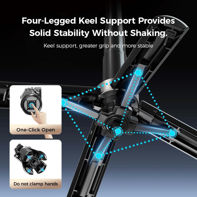 đ±Heta nya produkterđ„4-i-1 multifunktionell magnetisk selfiepinne med 360° rotation