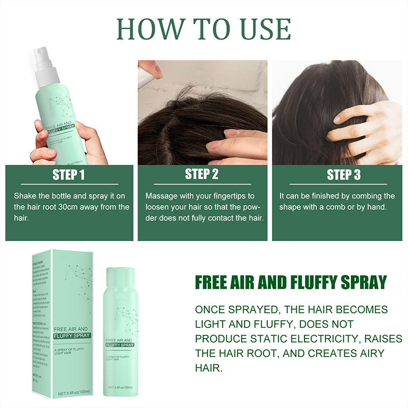 ⏰Bra rea - KÖP 1 FÅ 1 GRATIS🔥🔥 Oil-Control Fluffy Volume Lift Hairspray