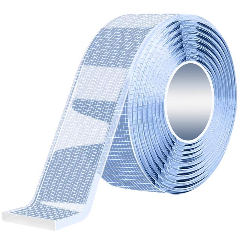 đ„Icke-mĂ€rkande transparent nanokardborreband, Ă„teranvĂ€ndbar dubbelhĂ€ftande tejp