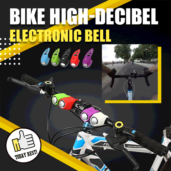 Elektronisk Cykelringklocka med Hög Decibel (120 dB) – 5 Ljudlägen, Vattentät & Enkel Montering