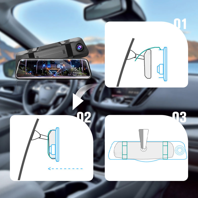 Bakre spegel Dash Cam