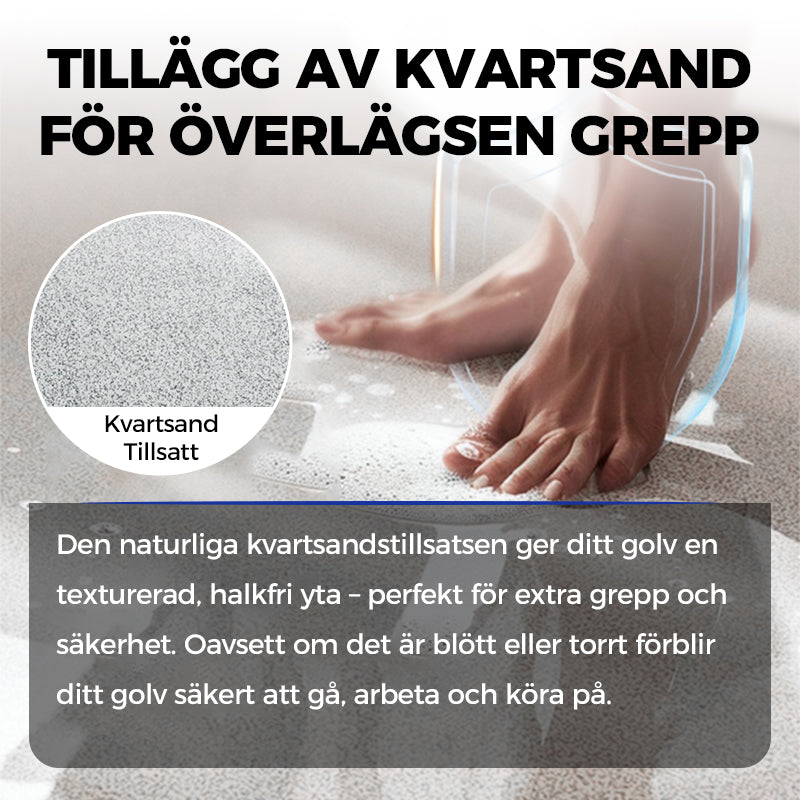 ✨Nykomling✨Högblank epoxigolvbeläggning med marmoreffekt
