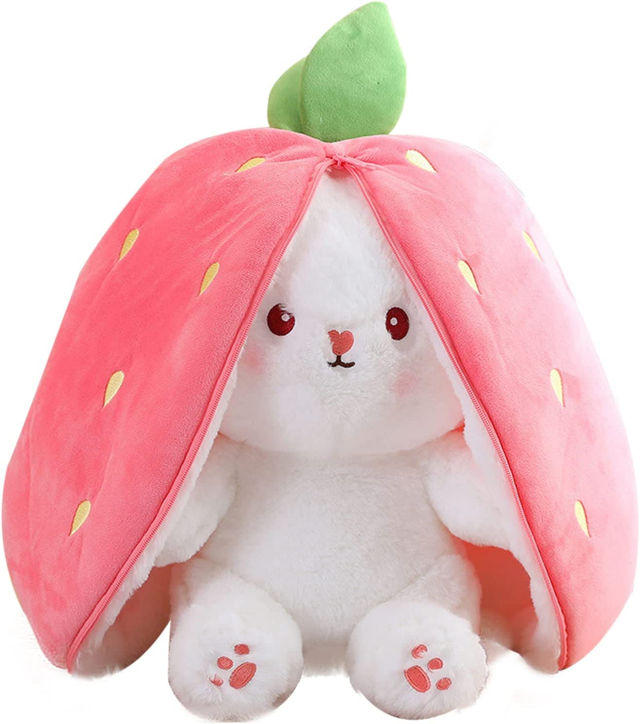 đ„50% rabatt under en begrĂ€nsad tidđ„Strawberry Bunny förvandlades till en liten kanin đ Fruktdocka plyschleksak đ°