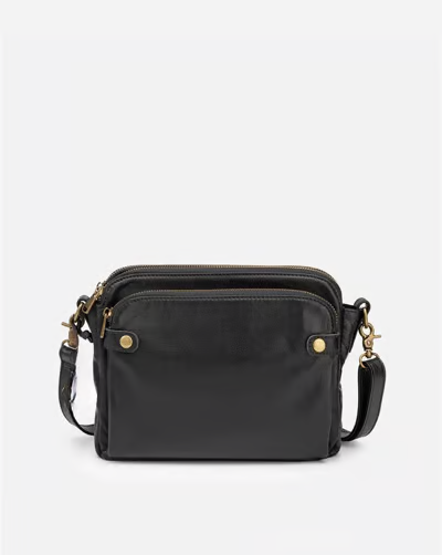 đ 60% RABATT! âš LĂ€der Crossbody & Clutch Set â LĂ€tt, Flera Fack & Tidslös Design för Vardag och KvĂ€ll đ