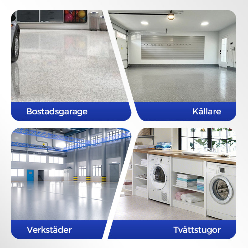 ✨Nykomling✨Högblank epoxigolvbeläggning med marmoreffekt