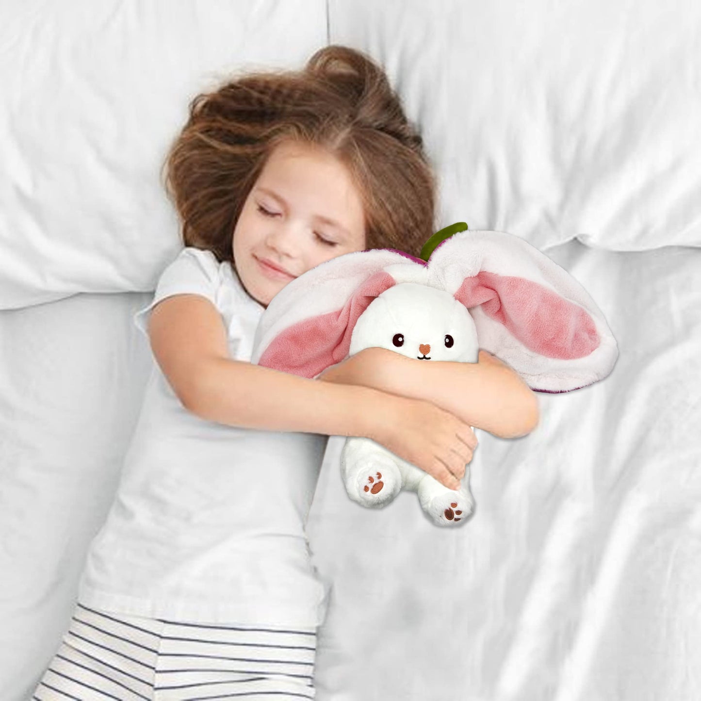 đ„50% rabatt under en begrĂ€nsad tidđ„Strawberry Bunny förvandlades till en liten kanin đ Fruktdocka plyschleksak đ°