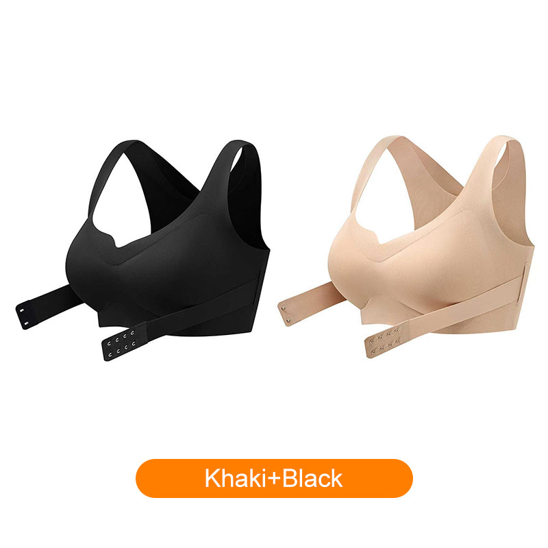šCozy Seamless Push Up BH med frƤmre stƤngning fƶr kvinnorš