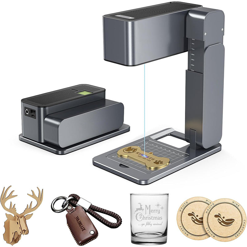 đ„C1 Laser Carving Machine Miniatyr bĂ€rbar helautomatisk skĂ€rning