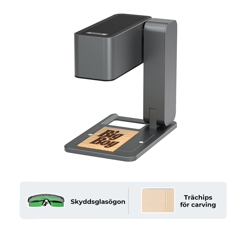 đ„C1 Laser Carving Machine Miniatyr bĂ€rbar helautomatisk skĂ€rning