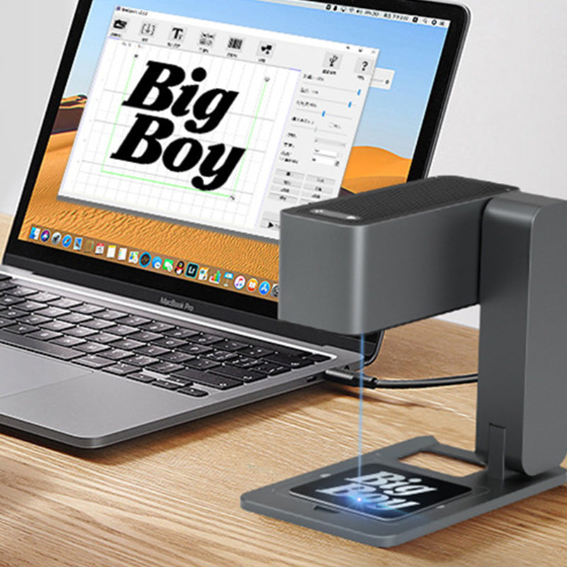 đ„C1 Laser Carving Machine Miniatyr bĂ€rbar helautomatisk skĂ€rning