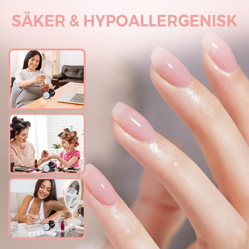🔥3-i-1 Självnivellerande Nagelbyggargel