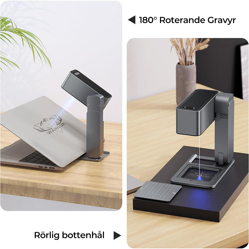 đ„C1 Laser Carving Machine Miniatyr bĂ€rbar helautomatisk skĂ€rning