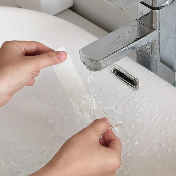 đ„Icke-mĂ€rkande transparent nanokardborreband, Ă„teranvĂ€ndbar dubbelhĂ€ftande tejp