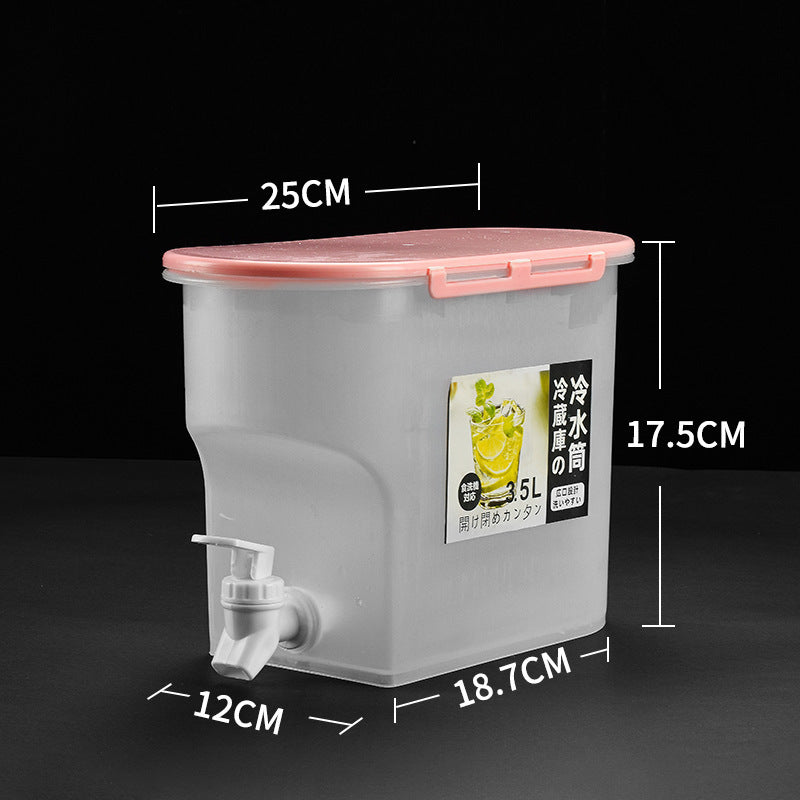 đ§ Dryckesdispenser med kran â smal design, stor volym & lĂ€ckagesĂ€ker, perfekt för kylskĂ„psdörren & picknick đ§ș