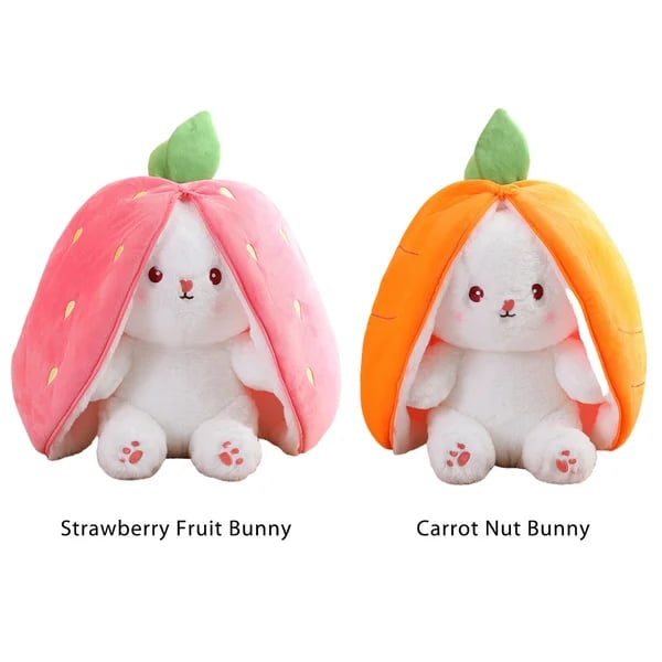 đ„50% rabatt under en begrĂ€nsad tidđ„Strawberry Bunny förvandlades till en liten kanin đ Fruktdocka plyschleksak đ°