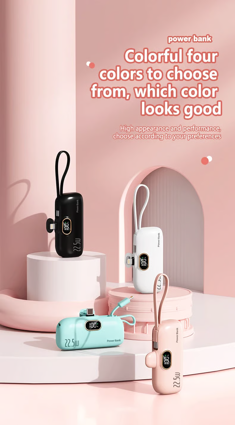 đâ°5000mAh Mini bĂ€rbar laddare Power Bank för telefonđ
