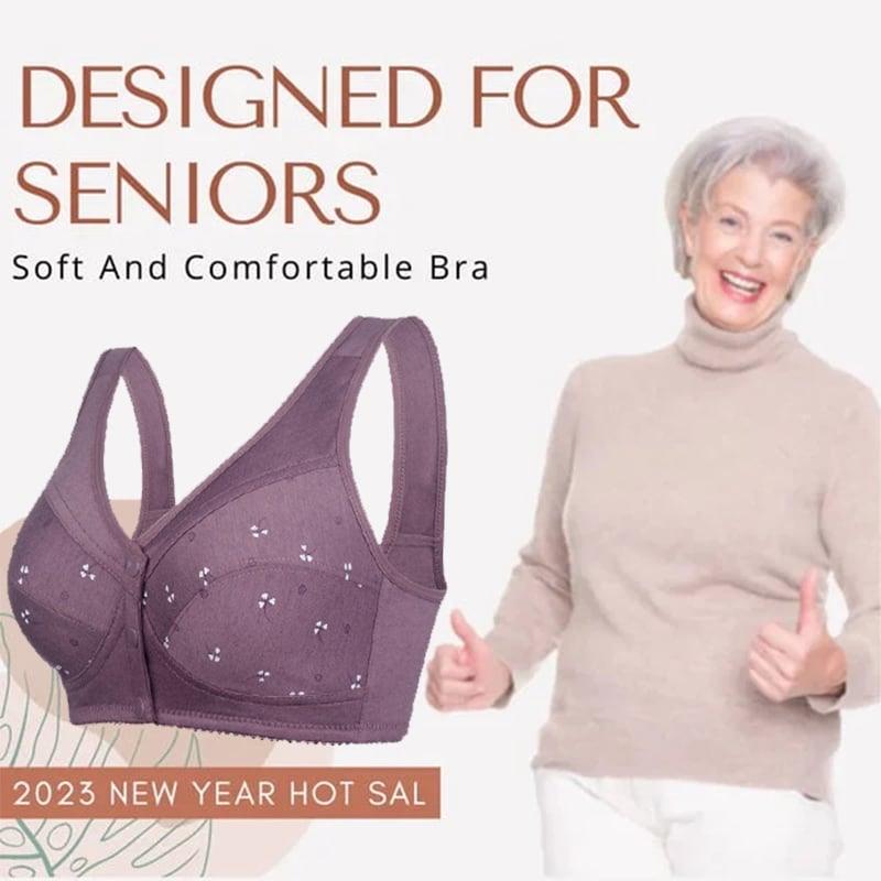 đ„Sista dagen Köp 1 och fĂ„ 2 gratis đ„Design for Senior bomullsbehĂ„ med stĂ€ngning framtill