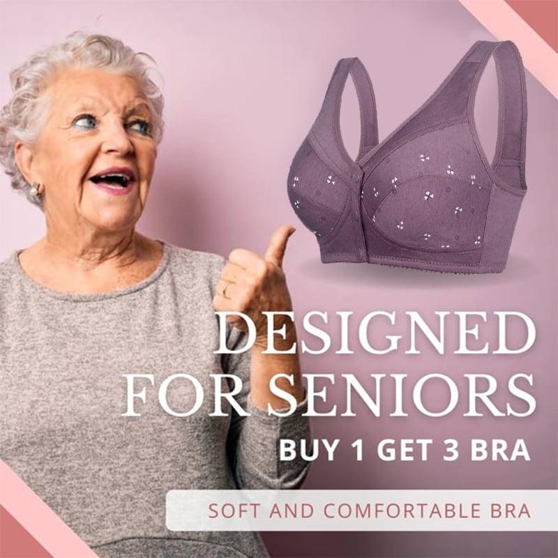 đ„Sista dagen Köp 1 och fĂ„ 2 gratis đ„Design for Senior bomullsbehĂ„ med stĂ€ngning framtill