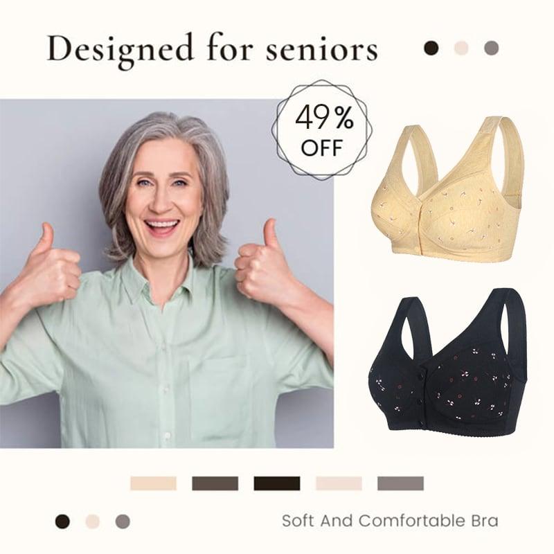 đ„Sista dagen Köp 1 och fĂ„ 2 gratis đ„Design for Senior bomullsbehĂ„ med stĂ€ngning framtill