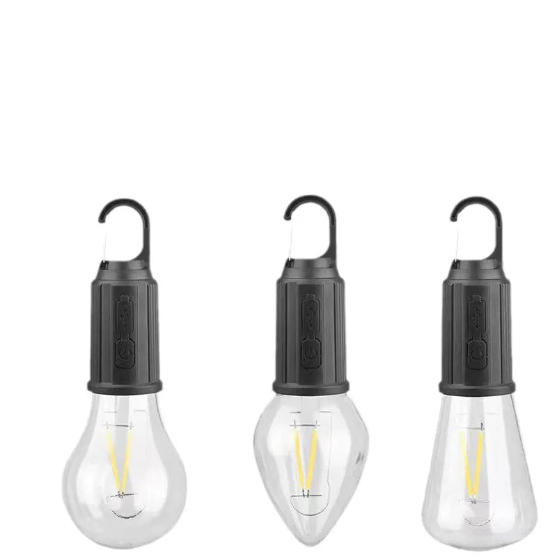 2025 Ny Utomhuscamping Hängande Typ-C Laddning Retro Glödlampa Belysning Dekoration