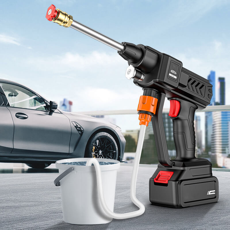 đ„BĂ€rbar trĂ„dlös högtrycksvattenpistol