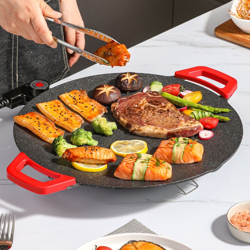 đłNon-Stick elektrisk grillpanna för inomhusbruk - Livskvalitet