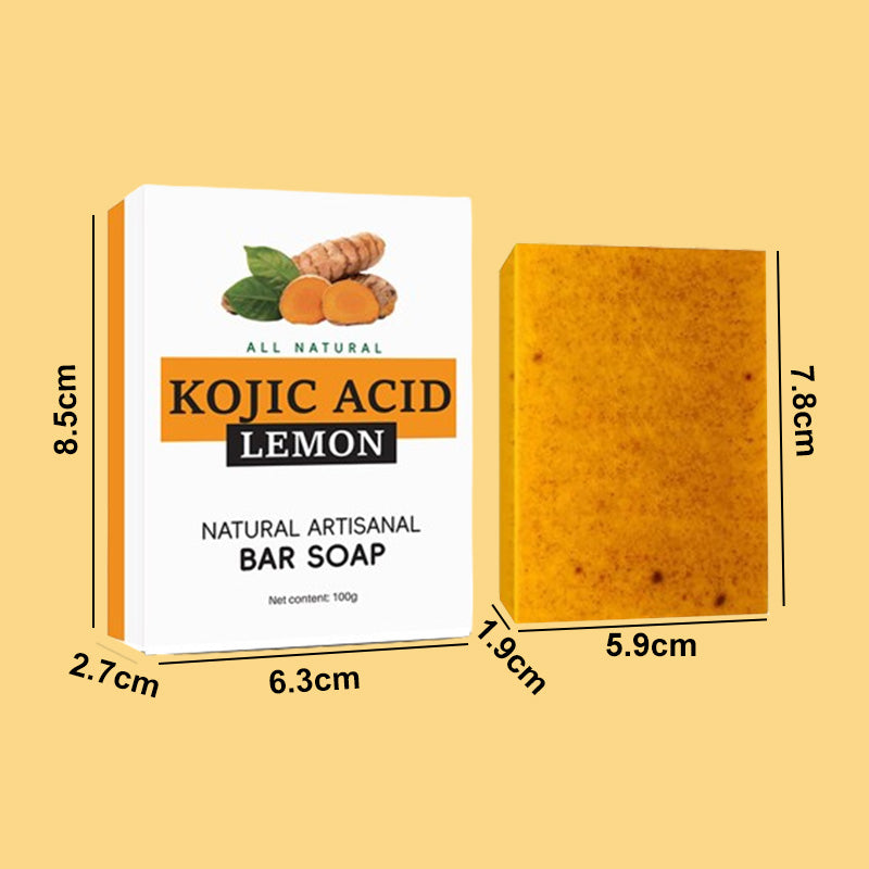 🔥Lemon Turmeric & Kojic Acid Soap Bars