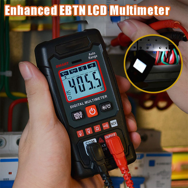 đ§âĄïž Smart multimeter mot brĂ€nnskador! 4000 rĂ€kningar, automatiskt val av mĂ€tomrĂ„de, handflatstor mĂ€tanordning med noll fel âš