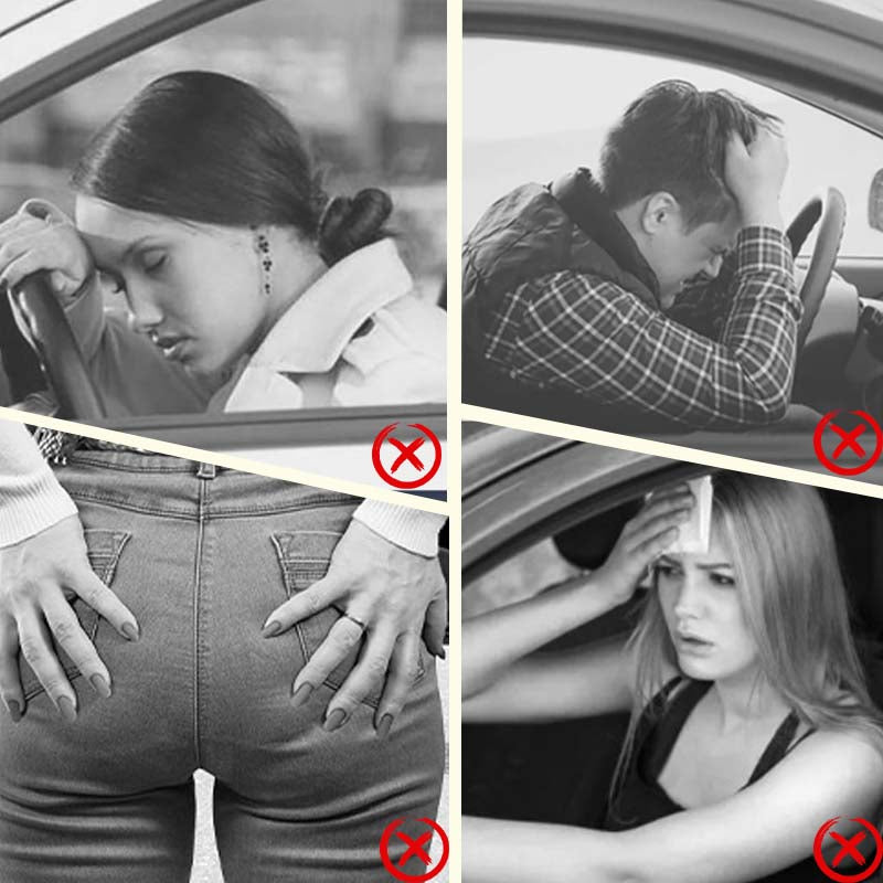 Set med kylande och ventilerade ryggstöd och sittdynor för bil