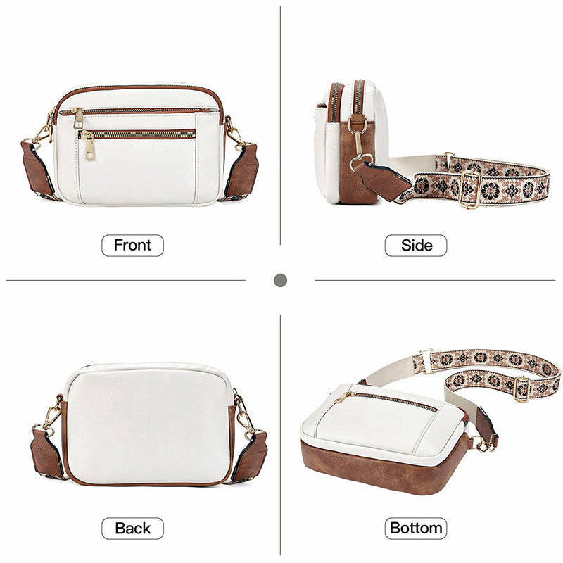 đ„Crossbody-vĂ€ska för kvinnor med bred rem