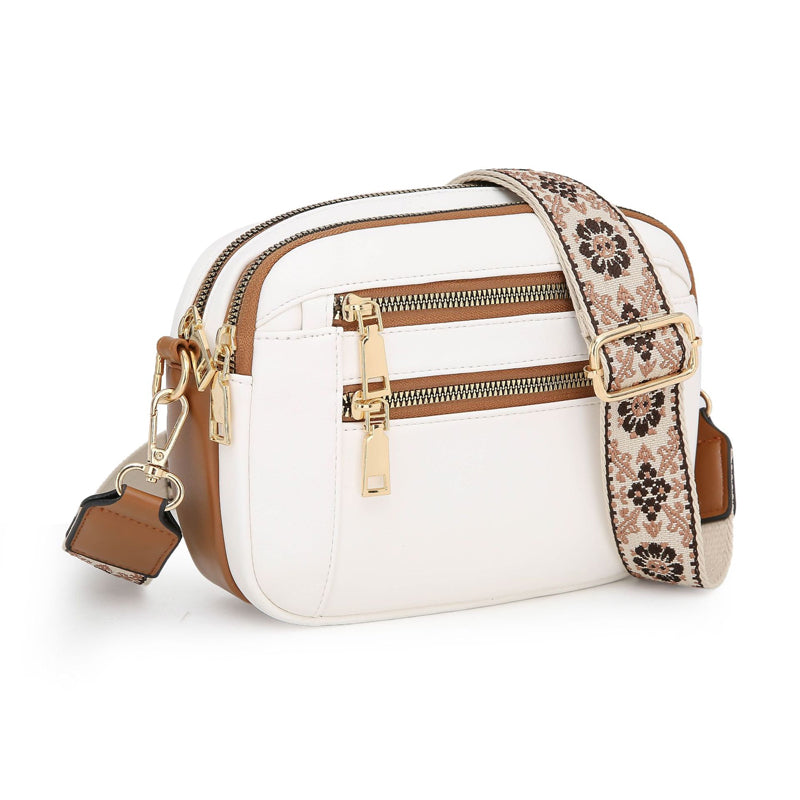 đ„Crossbody-vĂ€ska för kvinnor med bred rem