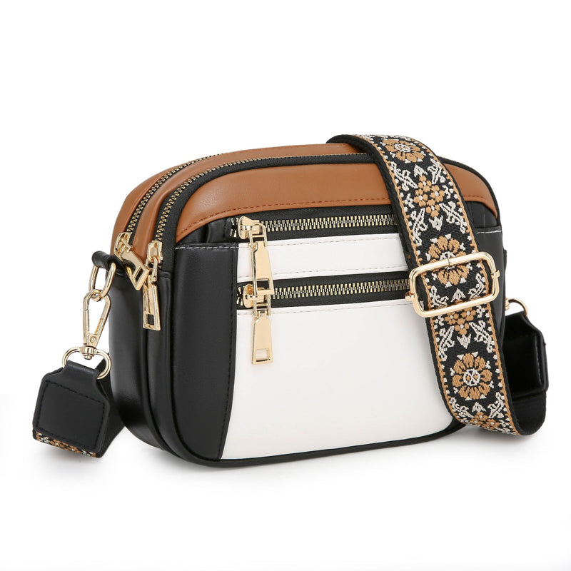 đ„Crossbody-vĂ€ska för kvinnor med bred rem