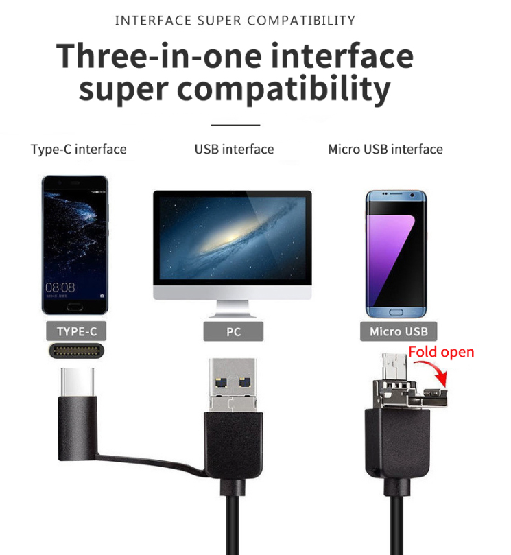 đ„ 49% rabatt-USB Endoskop (Universal över alla plattformar)