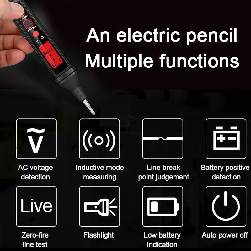 🔥HOT SALE 50% OFF🔥Electrician Special Voltage Measuring Pen with LCD Display