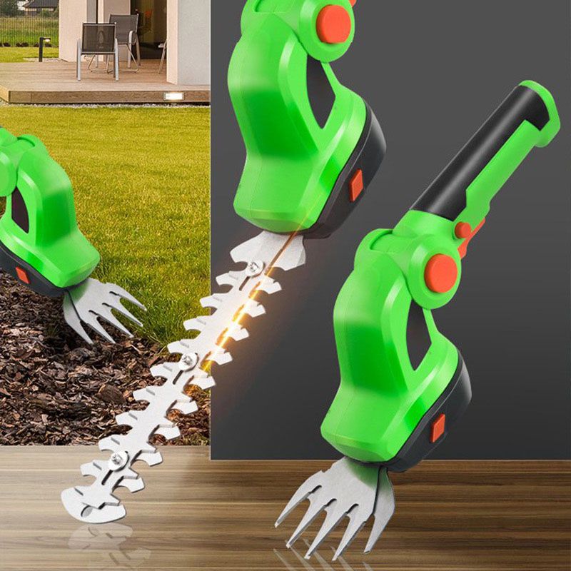 Handhållen sladdlös gräsklippare och busktrimmer 2 i 1