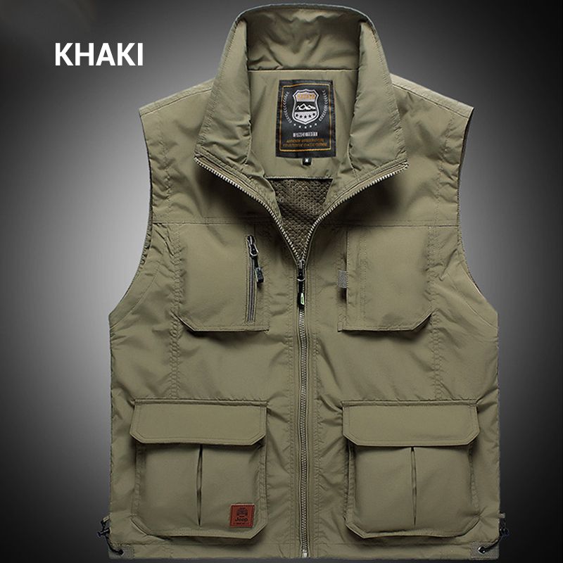 Outdoor Fishing Quick-dry Zipper Vest with Multi-pockets(55% OFF)